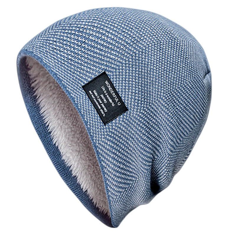 Stay Warm This Winter Knit Hats with Plus Velvet
