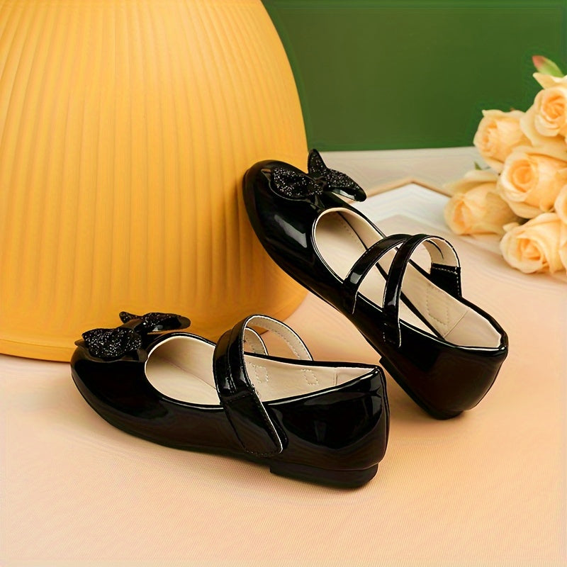Girls Flat Shoes With Bowknot Decor for Kids