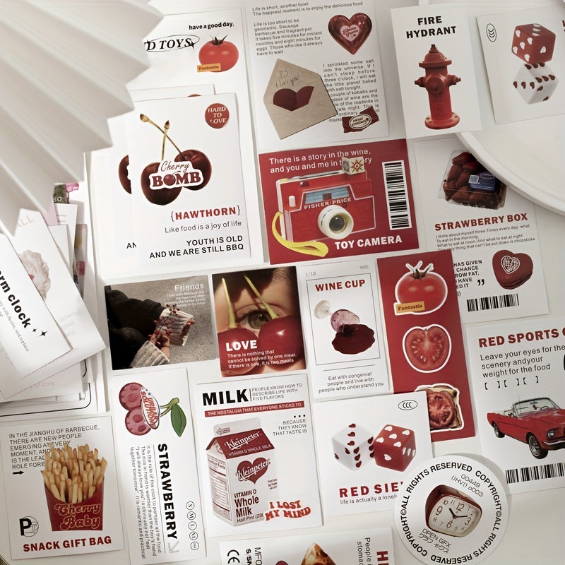 40pcs Weekend Series Sticker Pack for Scrapbooking Wrapping Decorating