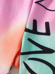 Girls' Tie Dye Print Casual Shorts