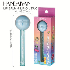 1 Pcs Lollipop Lip Balm & Lip Lip Balm & Lip Duo 2 IN 1