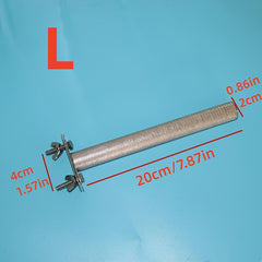 Stainless Steel Parrot Bird Perch Stand For Grinding Teeth And Mouth