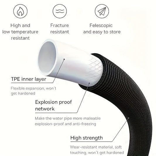 1PC Telescopic Car Wash Water Hose High Pressure Garden Watering Supplies