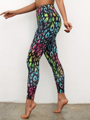 Leopard Print Yoga Pants High Stretch Fitness Leggings