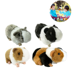 Guinea Pig Plush Toy Soft Stuffed Animal Fluffy Fur Realistic