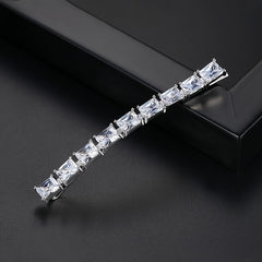 Crystal Longe Hair Clip Bobby Pin Head Jewelry