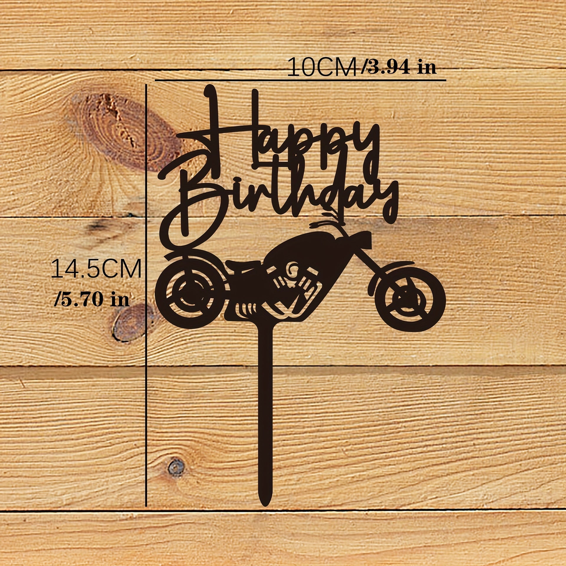 Motorcycle and Car Cake Toppers DIY Decor