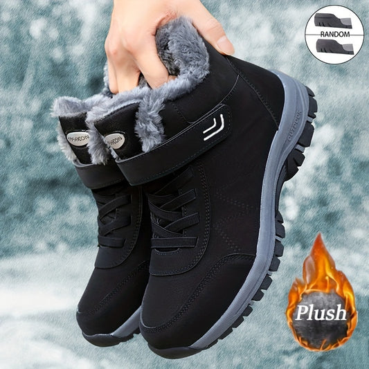 Thick Sole Non Slip Tactical Hiking Shoes Slip On Waterproof Ankle Boots