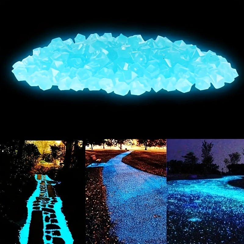 300pcs Luminous Stones Garden Aquarium Decor