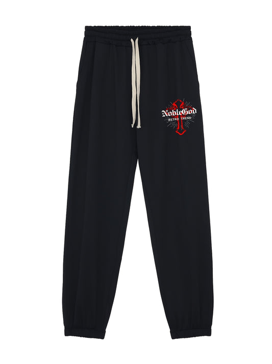 Unisex Casual Jogger Pants with Elastic Waistband