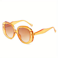 Men's Jelly Metal Sunglasses UV400 Vintage Eyewear