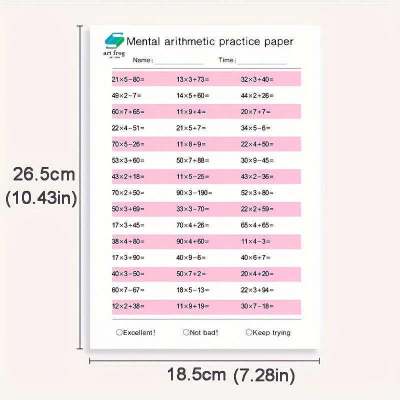 Math Workbook: 1200 Problems Daily Practice Book for Children's Arithmetic