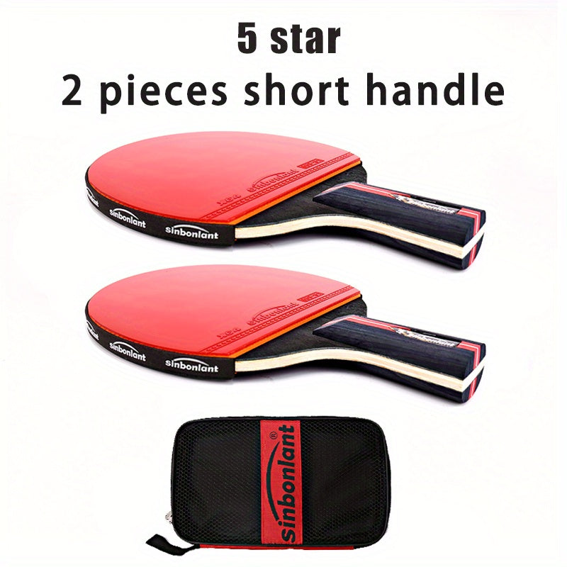 Dual Handle Table Tennis Racket for All Levels