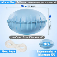 Winter Pool Air Pillows 121 Dia w/ Ropes PVC Ice Equalizer