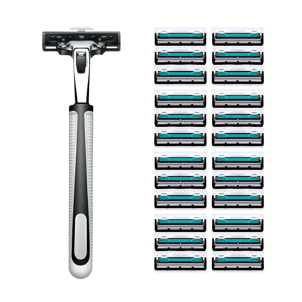Stainless Steel Men's Shaving Blades 24 Pack