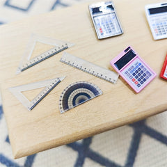 Dollhouse Plastic Ruler Model Accessories Realistic Learning Supplies