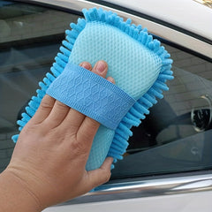 Chenille Car Wash Sponge Gloves Bear Paw