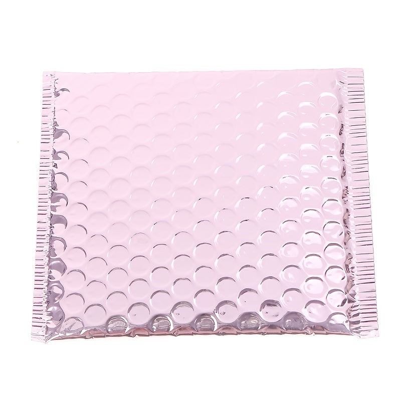 10pcs Rose Aluminized Bubble Envelopes