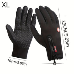Winter Windproof Warm Gloves Non-slip Waterproof Touch Screen Motorcycle