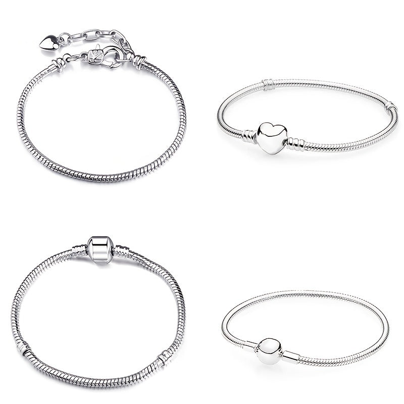Stainless Steel Snake Chain Bracelet Bangle DIY Jewelry
