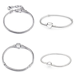Stainless Steel Snake Chain Bracelet Bangle DIY Jewelry