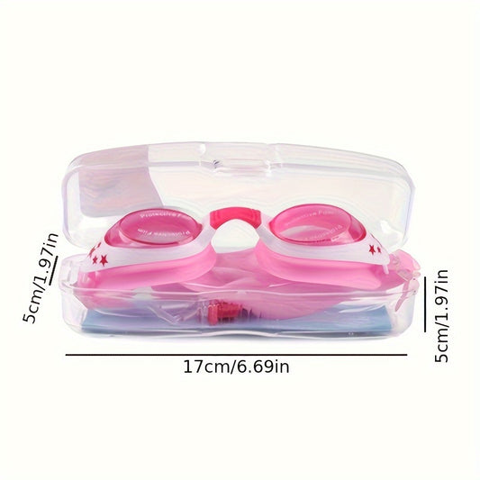 Kids Anti-fog Swimming Goggles HD Waterproof