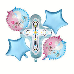 5pcs Baby Shower Balloons Gender Reveal Party Decoration