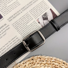 Men's Retro PU Leather Buckle Belt