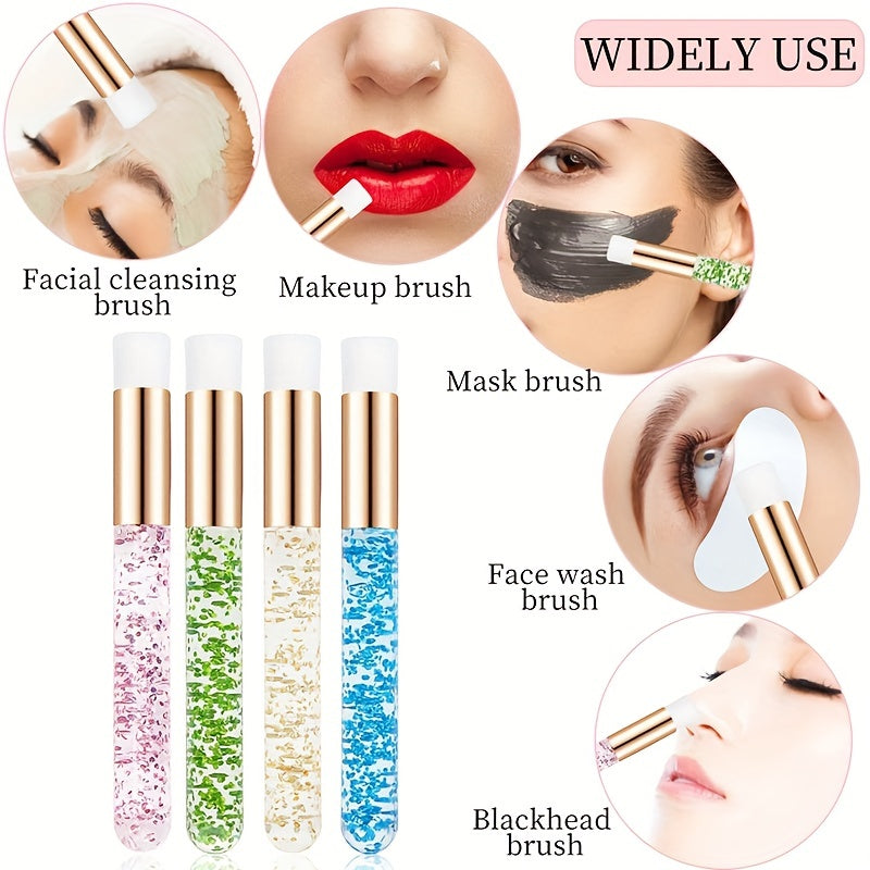 20 Glitter Crystal Lash Shampoo Brushes with Container