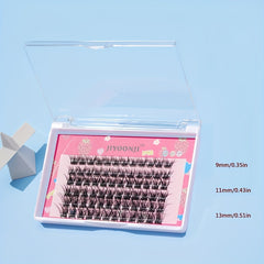 72 Mini Lash Clusters Fishtail Crisscross Style