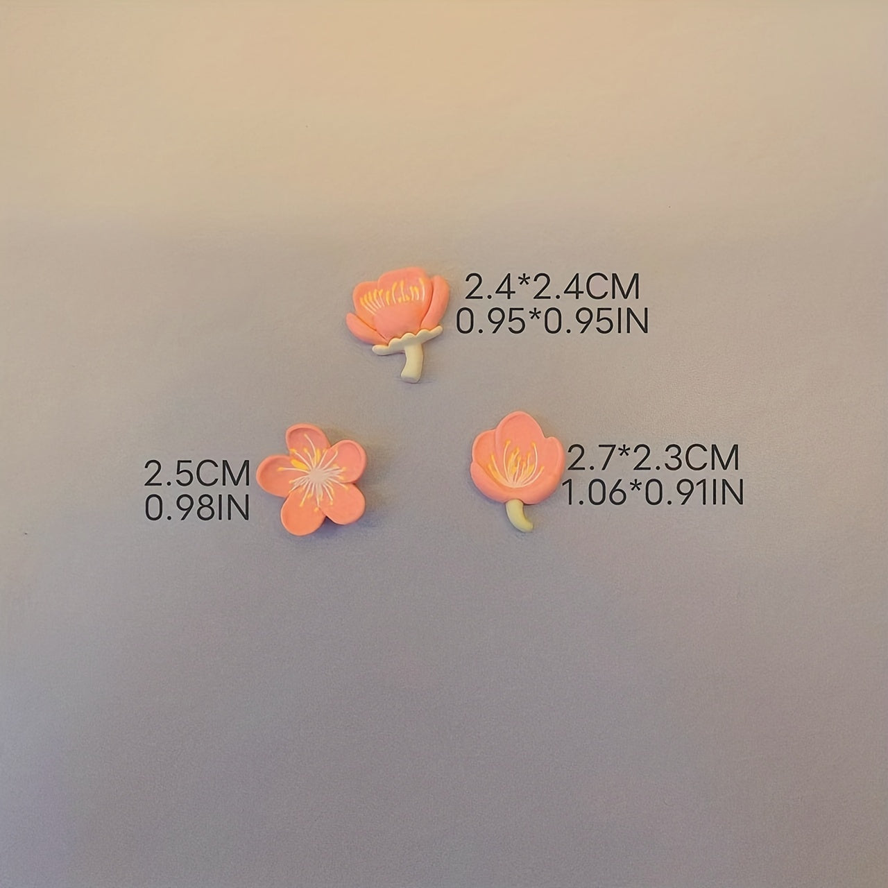 10pcs Flower Shoe Charms For Girls