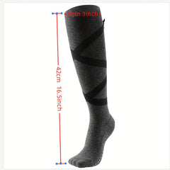 Women's Lace up Tennis Yoga Compression Stockings Elastic Badminton Socks