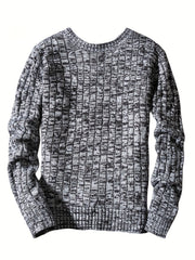 Men's Camo Knit Sweater Outdoor Winter Pullover
