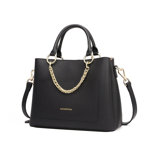 Water Resistant Leather Women's Handbag Shoulder Bag