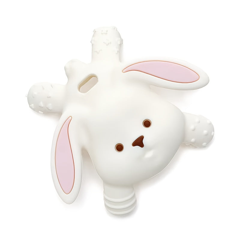 Silicone Rabbit Teether Baby Teething Toy Boy Girl