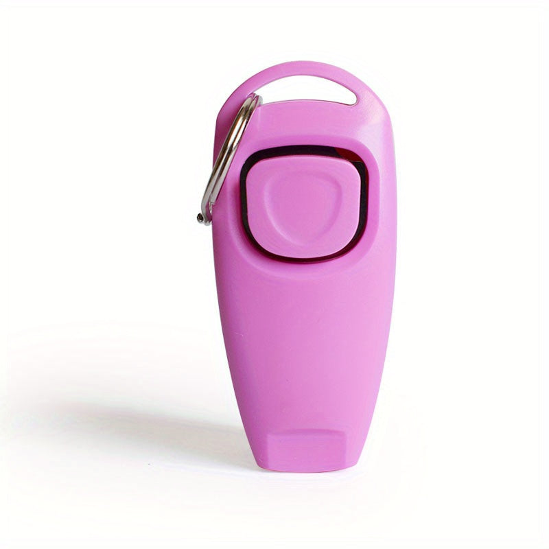 2 in 1 Dog Training Clicker & Whistle Keychain