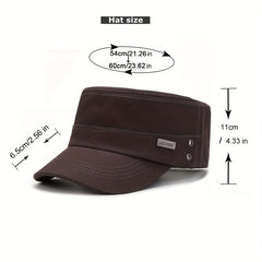 Casual Flat Cap Baseball Cap Sun Hat for Men and Women