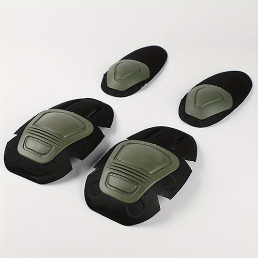 4pcs Thick Knee & Elbow Pad Set - Advanced Combat Pants & Shirts - 45-80kg