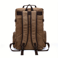 Durable Canvas Backpack with Multiple Compartments