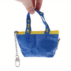 Colorblock Coin Purse Key Storage Bag Earphone Pouch 8cmx8cmx2