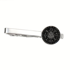 Pagan Wheel Of The Year Tie Clip