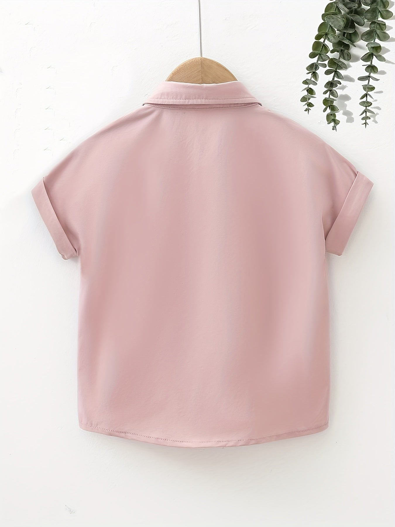Boys Short Sleeves Shirt Preppy Style For Summer Kids Clothes