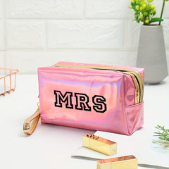 Y2K Laser Letter Pattern Makeup Bag For Women