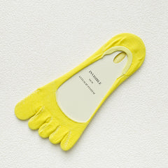 Women's 5-Toe Low Cut Invisible Socks