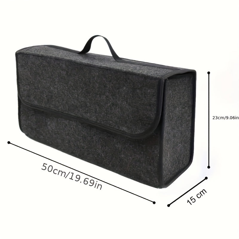 Woolen Felt Car Trunk Organizer Bag