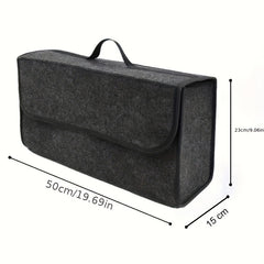 Woolen Felt Car Trunk Organizer Bag