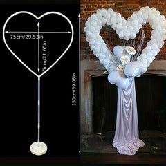 Heart Shaped Balloon Garland for Baby Showers Birthdays Weddings