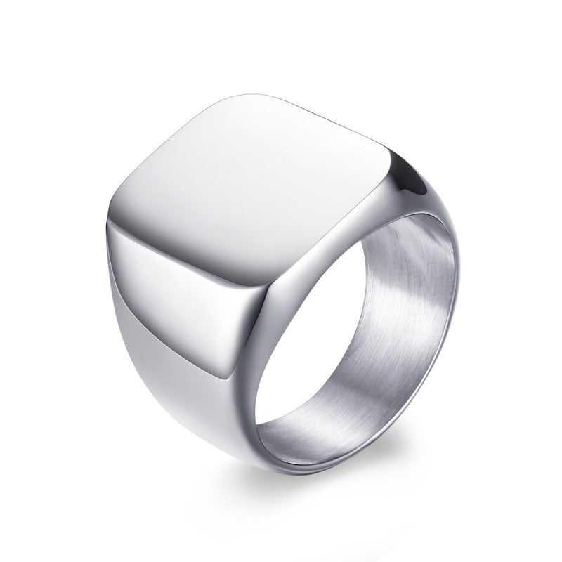 Men's Stainless Steel Ring Band Size 10