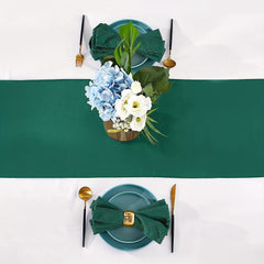 Satin Table Runner 30x274cm Long for Wedding Banquets - Rose Golden