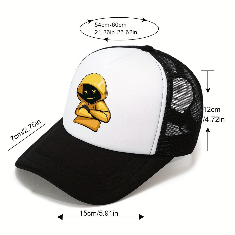 Men's Outdoor Sports Sunshade Baseball Cap Mesh Driver Cap